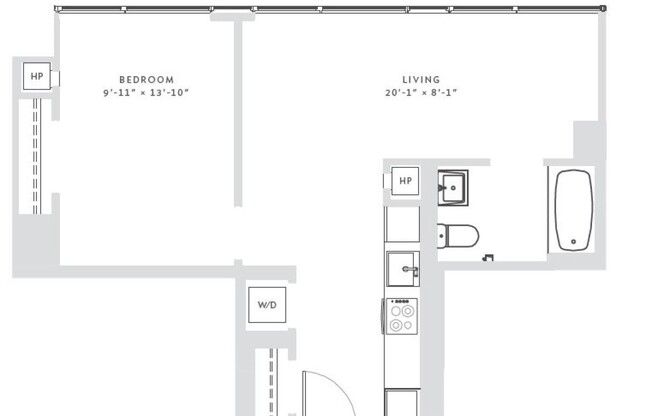 1 bed, 1 bath, $5,101, Unit 1509