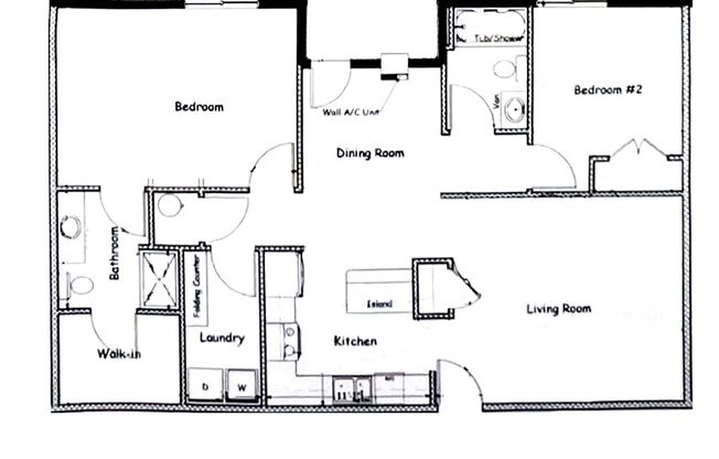 2 beds, 2 baths, 1,125 sqft, $1,195, Unit 1320-201