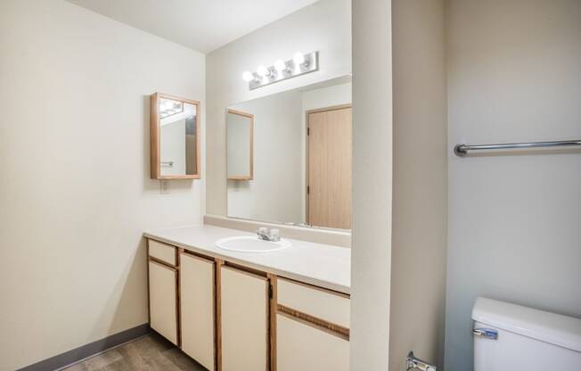 Stonesthrow Apartments Bathroom with Large Vanity