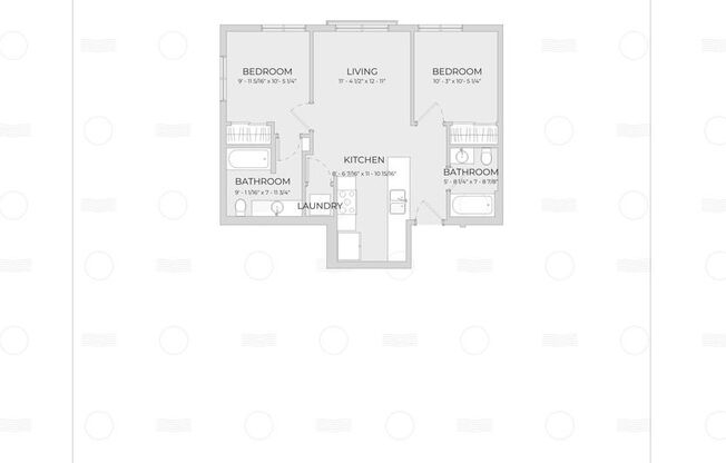 2 beds, 2 baths, 720 sqft, $1,849, Unit 820 #212