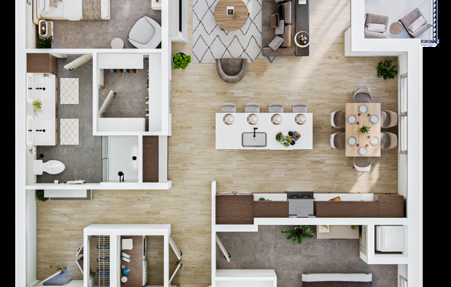 2 beds, 2 baths, 1,411 sqft, $3,160, Unit 210