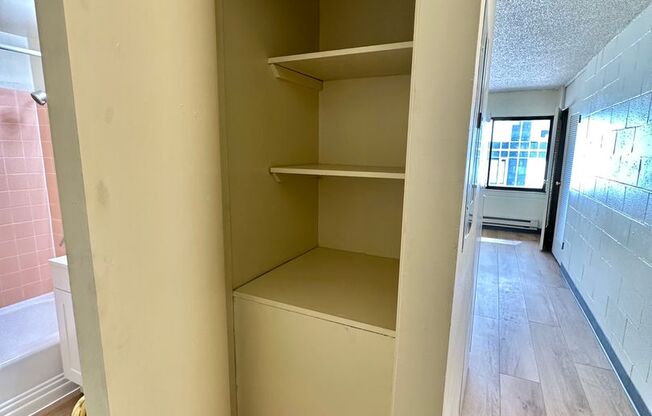 Studio, 1 bath, 302 sqft, $1,175, Unit 405