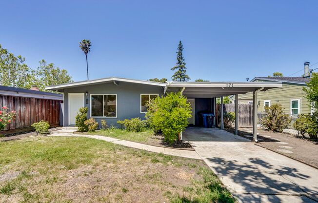 Charming updated 3 bedroom, 1 bathroom home in Menlo Park
