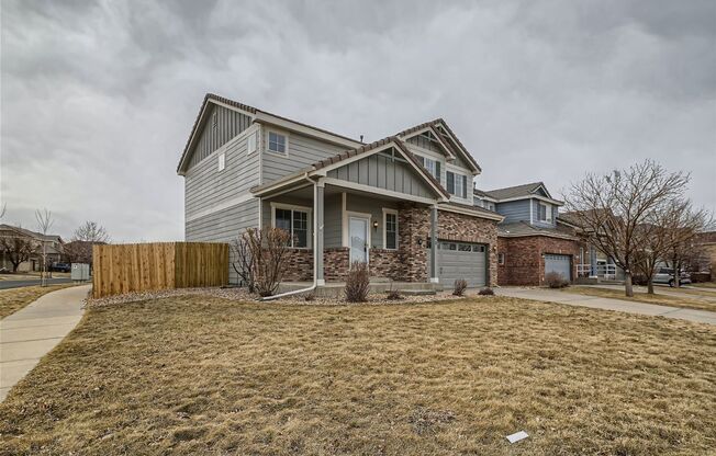 Wonderful 3 BR/3 BA Home with Open Main Level and 2nd Story Loft!  Cherry Creek Schools!  Minutes to E-470 and Buckley AFB!