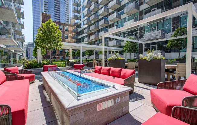Outdoor Firepit Lounge at One 333, Illinois, 60605