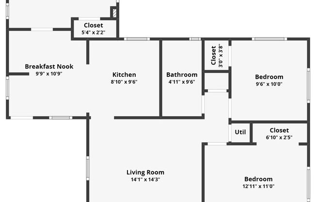 3 beds, 1 bath, $2,295