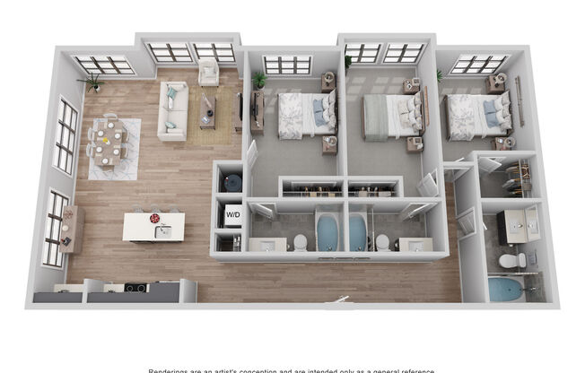 3 beds, 3 baths, 1,624 sqft, $5,534