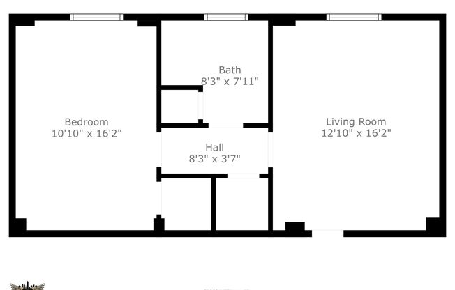 1 bed, 1 bath, 530 sqft, $895, Unit 319
