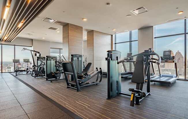 Updated Fitness Center at 903 Peachtree Apartments in Atlanta, GA 30309