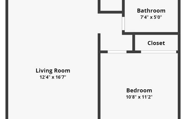 1 bed, 1 bath, 600 sqft, $850