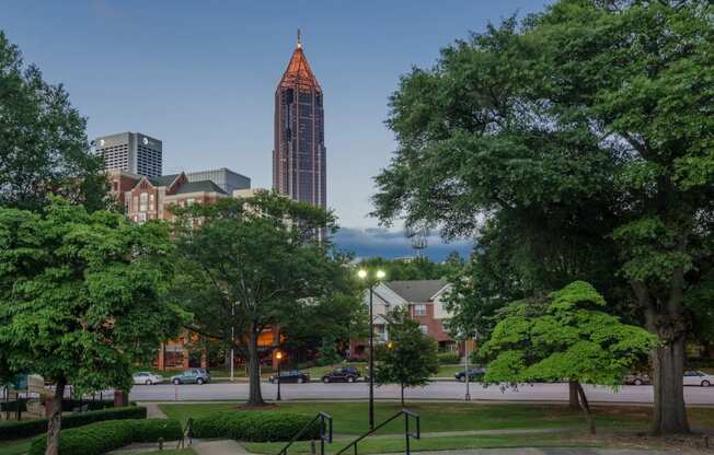 View of Atlanta at Centennial Place in Atlanta, Georgia