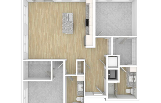 2 beds, 2 baths, 1,204 sqft, $2,130