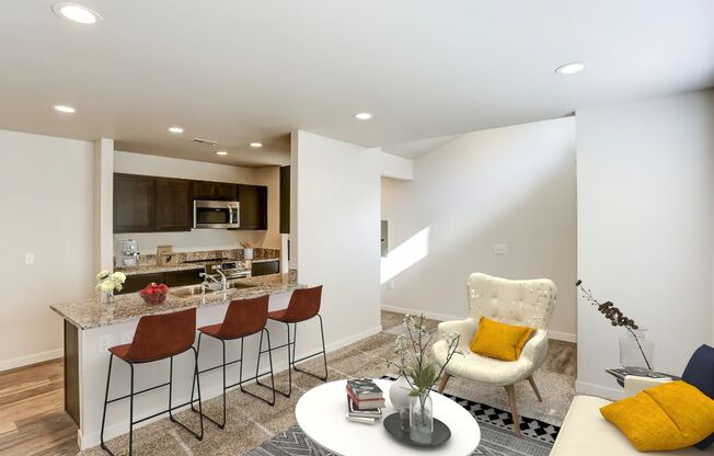2 beds, 2 baths, 960 sqft, $1,599, Unit 1-101