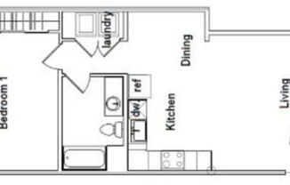 1 b 1 b Plan 25_700 sqft