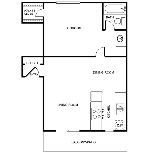 1 bed, 1 bath, 725 sqft, $1,975, Unit 21