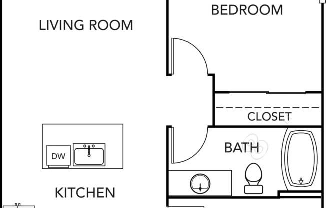 2 beds, 1 bath, 821 sqft, $2,758, Unit 708