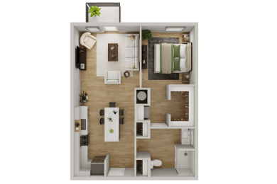 1 bed, 1 bath, 753 sqft, $1,789