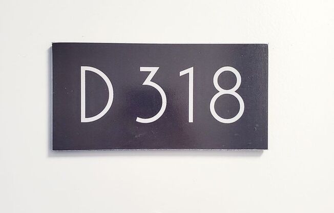Studio, 1 bath, 167 sqft, $999, Unit D318