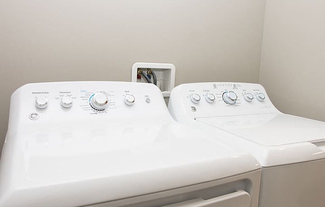 Interiors-Washer and dryer are included in each unit at The Villas at Falling Waters in Omaha, NE