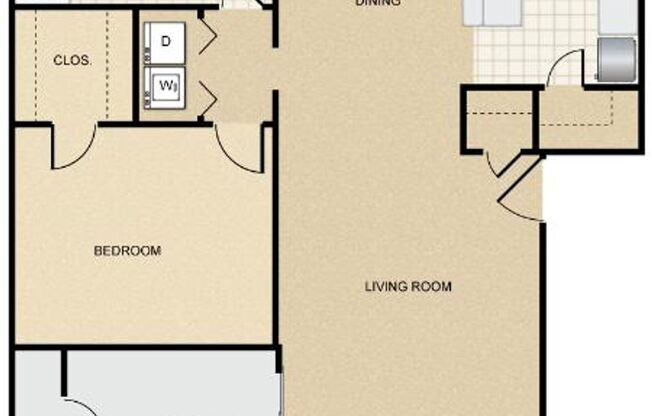 1 bed, 1 bath, 713 sqft, $845, Unit 1018