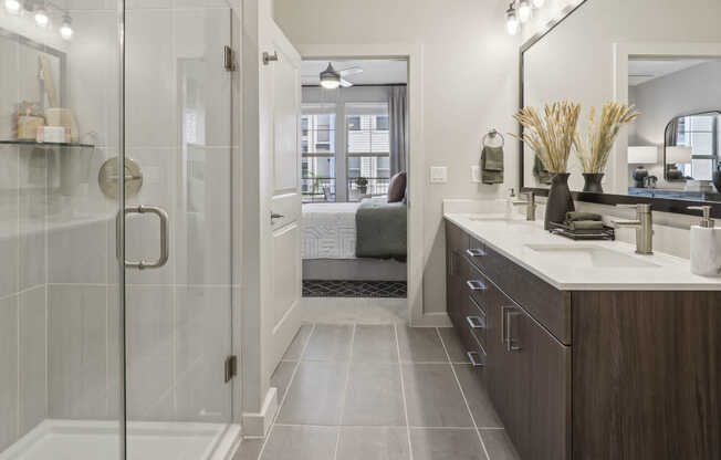 Bathroom with Double Vanity