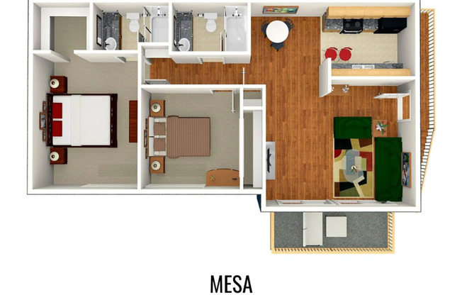 2 beds, 2 baths, 850 sqft, $3,025, Unit 821-13