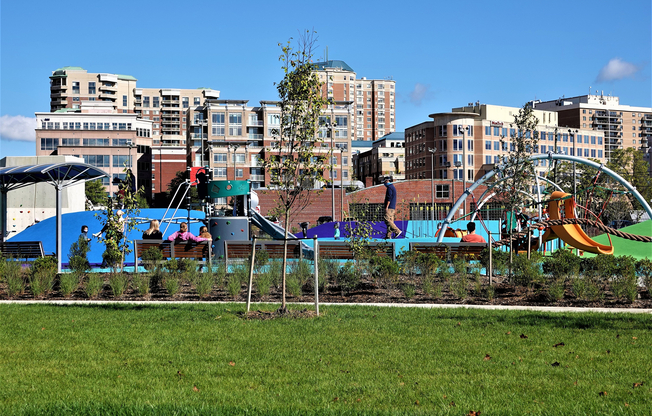 Enjoy the Modern, Accessible Playground at Nearby Mosaic Park