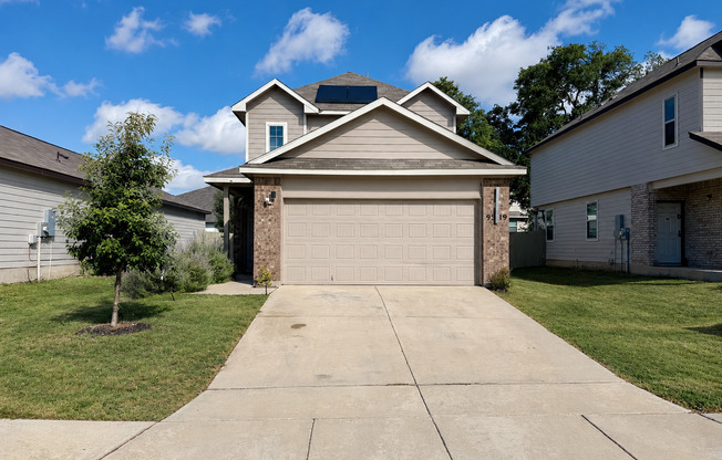Spacious 4-bedroom, 2.5-bath home with 2,093 square feet and plenty of room to spread out!   Conveniently located near Lackland AFB, Kelly Field, Port San Antonio, Toyota Manufacturing, Palo Alto College, Texas A&M-San Antonio, Pearsall Park, I-35, Loop 4