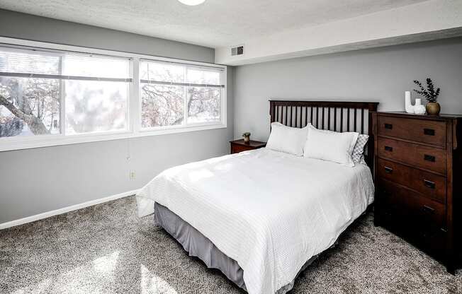 One and two bedroom apartment homes at The Village at Grant Square in Omaha, NE