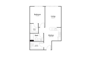 1 bed, 1 bath, 721 sqft, $1,499