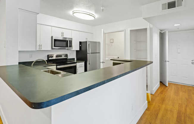 Kitchen with Stainless Steel Appliances