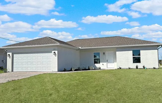 Spacious Brand New 3 BR Home in Cape Coral