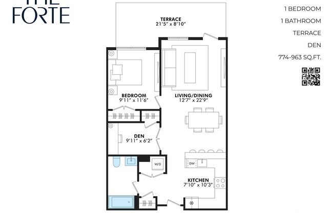 1 bed, 1 bath, 887 sqft, $3,649, Unit APT. 339
