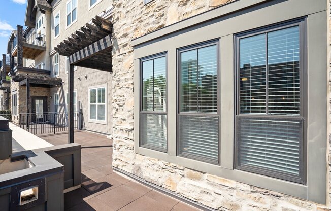 our apartments showcase a beautiful screened in porch