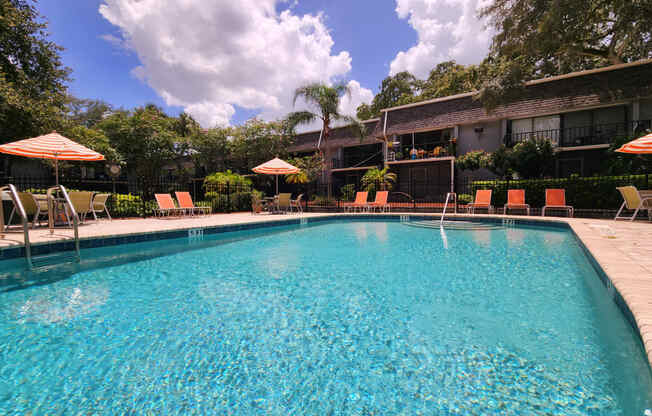 the swimming pool at the resort at governors residence