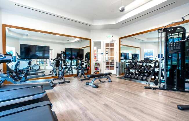Full Fitness Center Complete with TV Access