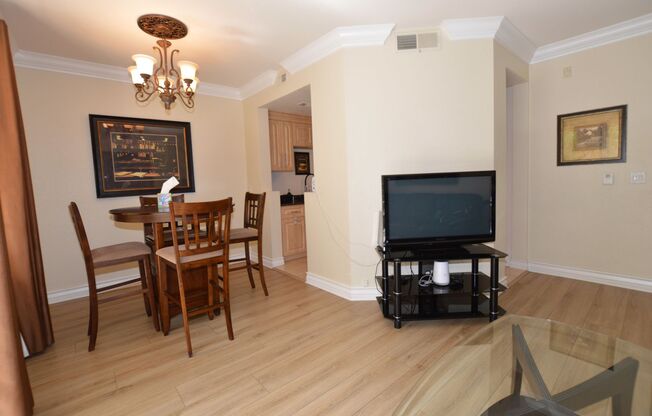 Fully Furnished, 1 Bd / 1 Ba Luxury Condo