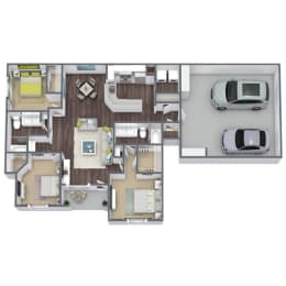 3 beds, 2 baths, 1,464 sqft, $1,825