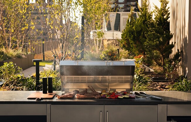 Unwind at Mabel with our inviting outdoor grilling area, perfect for gatherings and enjoying the fresh air. Indulge in a lifestyle designed for comfort and connection. Join us today and elevate your living experience!
