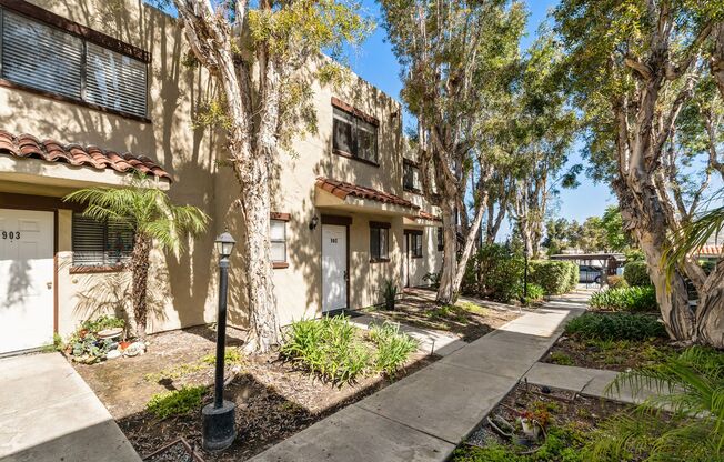 "Coming Soon"  2 Bedroom 1.5 Bath Townhome with  pvt patio (AC/Pool/Gated Parking/EV Chargers)