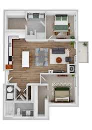 2 beds, 2 baths, 1,208 sqft, $4,220