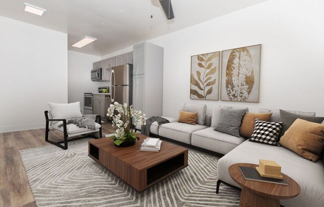 2 beds, 1 bath, 725 sqft, $1,300, Unit 26-101