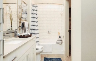 Large Soaking Tub and Connected Walk In Closet