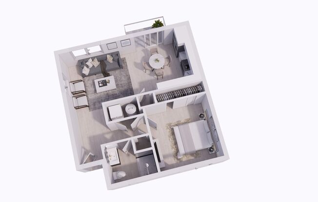 1 bed, 1 bath, 643 sqft, $1,375, Unit 17