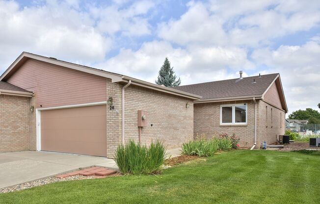 $2600 off first months rent! 4 Bedroom Patio Home in West Fort Collins