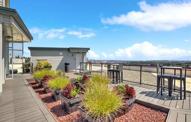 Rooftop Deck with Fire Pit and City Views at Mural, Seattle, WA