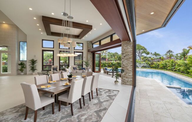 Kahala Grand Splendor. Contemporary Luxury residence w/ a large pool.
