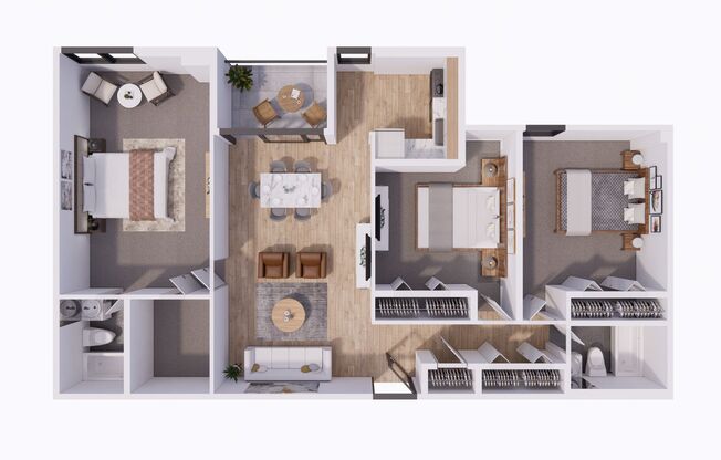 3 beds, 2 baths, 1,047 sqft, $2,175, Unit 67330606