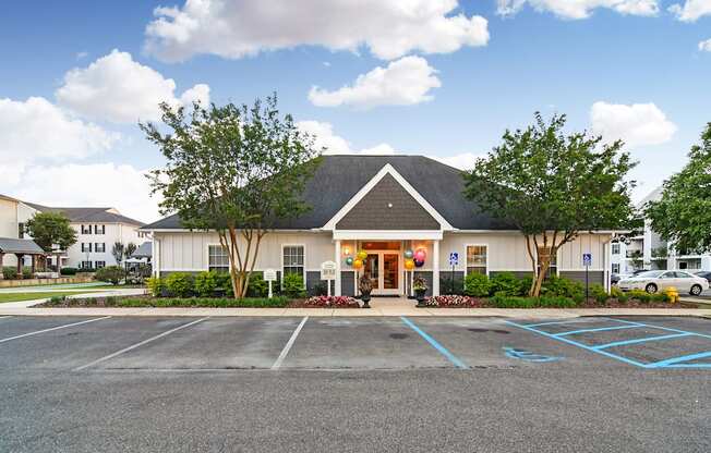 apartments parking lot at Avalon Apartment Homes, Starkville, MS