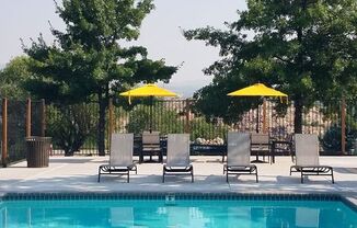 Boulder Creek Outdoor Pool with Lounge Chairs